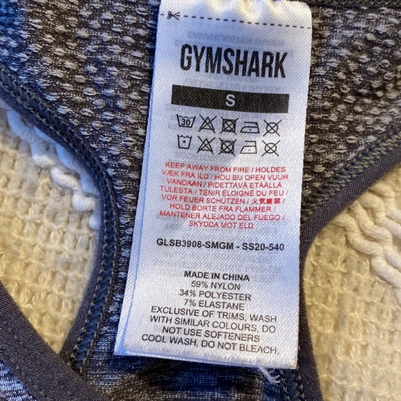 Gymshark Vital Rise Sports Bra - Smokey Grey - Picture 3 of 4